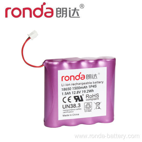 Emergency Light IFR18650 12.8V 1.5Ah LiFePO4 Battery